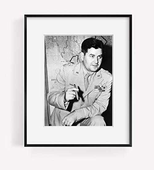 INFINITE PHOTOGRAPHS Photo- Curtis E. LemayHolding CigarFront of map in U.S. CapitolGeneralUS Air Force INFINITE PHOTOGRAPHS Photo- Curtis E. LemayHolding CigarFront of map in U.S. CapitolGeneralUS Air Force