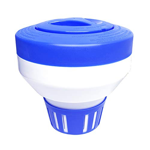 WOOTAIR Large Pool Chlorine Floater for Chlorine Tablets 3 Inch with Thick Plastic Adjustable Flow Vents Chlorine Dispenser