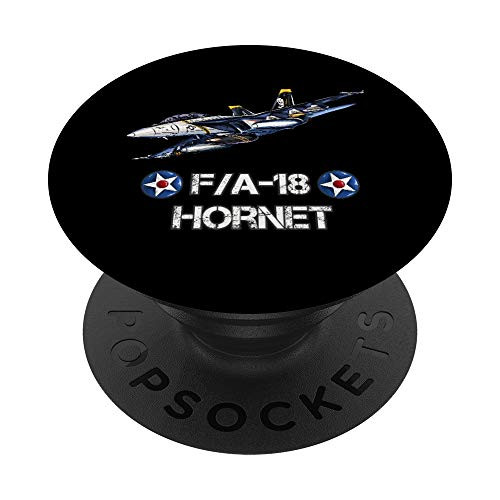 F-18 Hornet Fighter Jet Aviation Pilot gift PopSockets PopGrip- Swappable Grip for Phones and Tablets F-18 Hornet Fighter Jet Aviation Pilot gift PopSockets PopGrip- Swappable Grip for Phones and Tablets