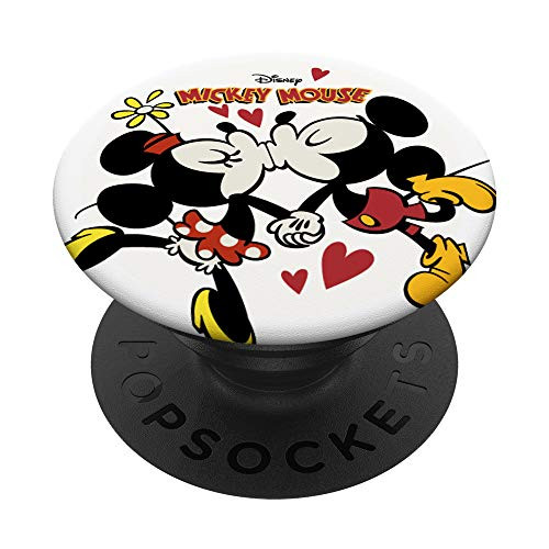 Disney Channel Mickey and Minnie Mouse Kiss PopSockets PopGrip- Swappable Grip for Phones  and  Tablets