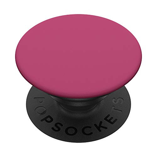 Simple Chic Solid Color Dark Fuchsia Rose Pink PopSockets PopGrip- Swappable Grip for Phones  and  Tablets