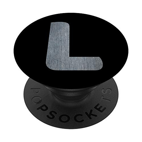 Letter L monogram phone grip initial L men design PopSockets Grip and Stand for Phones and Tablets