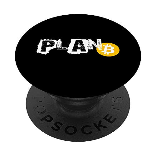 Plan B Bitcoin Cryptocurrency Decentralized Currency PopSockets Grip and Stand for Phones and Tablets
