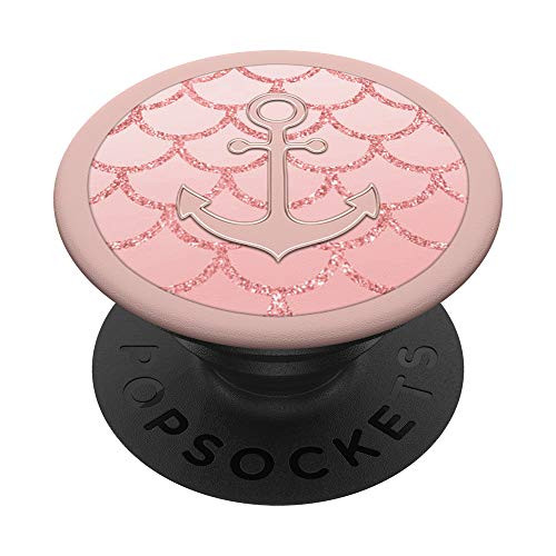 Grip Anchor Golden Rose On Pink Mermaid Scales Nautical PopSockets Grip and Stand for Phones and Tablets Grip Anchor Golden Rose On Pink Mermaid Scales Nautical PopSockets Grip and Stand for Phones and Tablets
