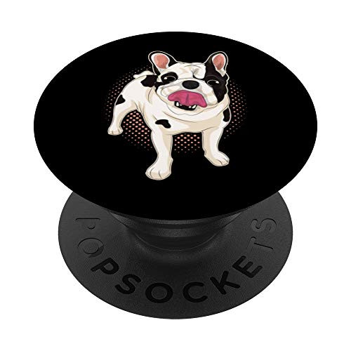 Frenchie Pet Owner Dog Breeder Gift Cute French Bulldog PopSockets PopGrip- Swappable Grip for Phones  and  Tablets