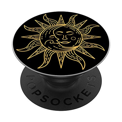 Vintage Crescent Moon Luna Galaxy Men Women Gift Sun Moon PopSockets PopGrip- Swappable Grip for Phones and Tablets Vintage Crescent Moon Luna Galaxy Men Women Gift Sun Moon PopSockets PopGrip- Swappable Grip for Phones and Tablets