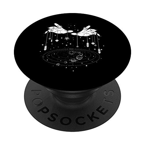 Galaxy Gypsy Fortune Teller Psychic Chakra Crystals Gift PopSockets PopGrip- Swappable Grip for Phones  and  Tablets