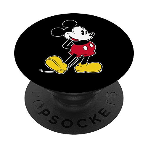 Disney Mickey Mouse Classic Pose PopSockets PopGrip- Swappable Grip for Phones  and  Tablets