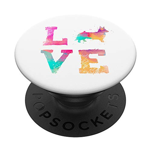 Colorful Cardigan Welsh Corgi Dog Love-r Mom White PopSockets PopGrip- Swappable Grip for Phones and Tablets Colorful Cardigan Welsh Corgi Dog Love-r Mom White PopSockets PopGrip- Swappable Grip for Phones and Tablets