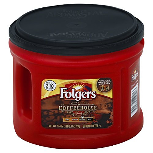 Folgers Coffeehouse Blend Ground Coffee, 25.4 oz