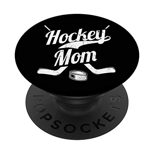 CocomoSoul-Mobile Proud Hockey Mom PopSockets Stand for Smartphones and Tablets PopSockets PopGrip- Swappable Grip for Phones  and  Tablets