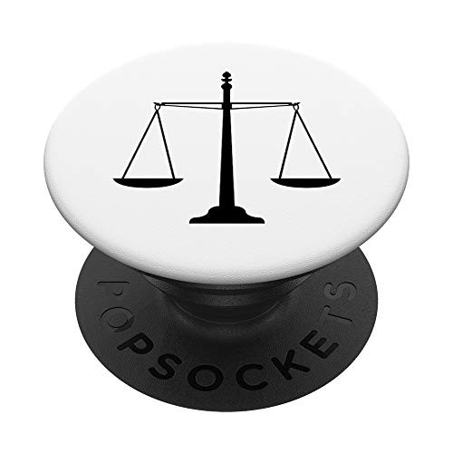 Scales of Justice - Law PopSockets PopGrip- Swappable Grip for Phones  and  Tablets