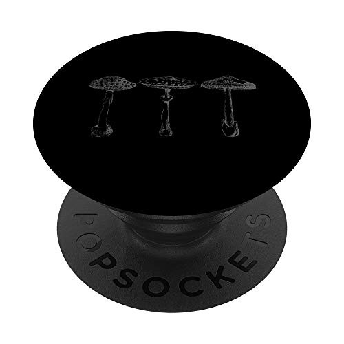 Cottagecore Dark Academia Goblincore Aesthetic Mushroom PopSockets PopGrip- Swappable Grip for Phones  and  Tablets
