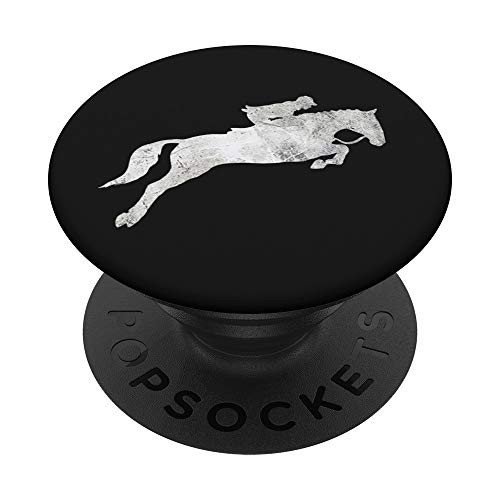 Jumping Galloping Racing Horse Horseback Riding PopSockets PopGrip- Swappable Grip for Phones and Tablets Jumping Galloping Racing Horse Horseback Riding PopSockets PopGrip- Swappable Grip for Phones and Tablets