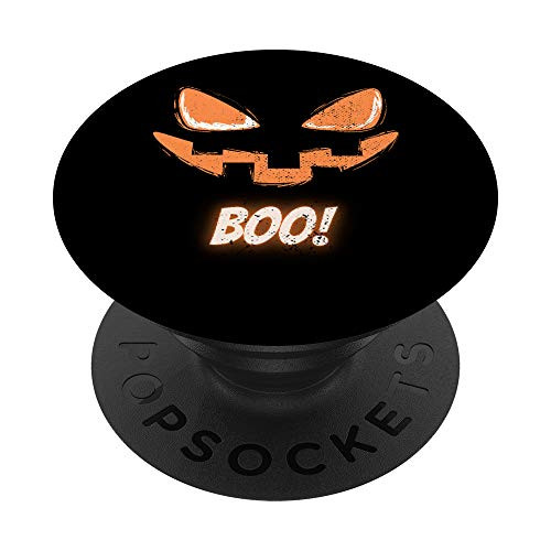 Scary Pumpkin Evil Smile Jack O Lantern Halloween PopSockets Grip and Stand for Phones and Tablets