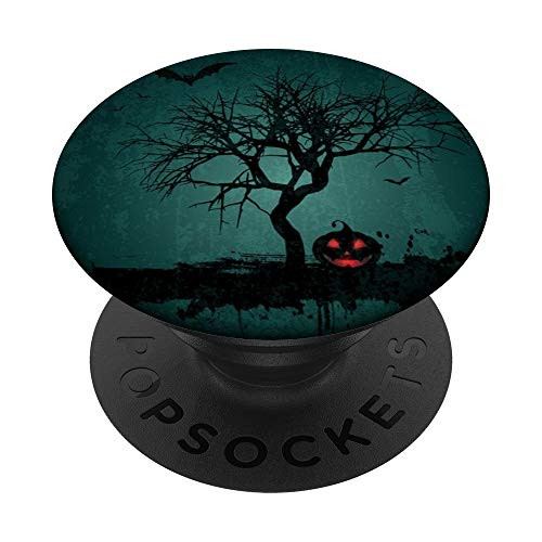 Spooky Tree Bats and Jack-O-Lantern PopSockets Grip and Stand for Phones and Tablets Spooky Tree Bats and Jack-O-Lantern PopSockets Grip and Stand for Phones and Tablets