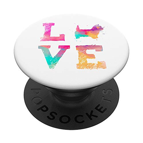 Colorful West Highland White Terrier Dog Love-r White PopSockets Grip and Stand for Phones and Tablets Colorful West Highland White Terrier Dog Love-r White PopSockets Grip and Stand for Phones and Tablets