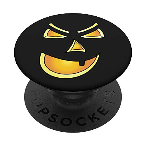 Halloween Jack O Lantern Face PopSockets Grip and Stand for Phones and Tablets