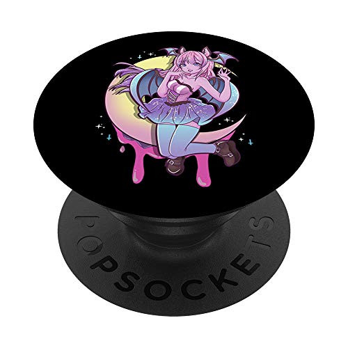 Kawaii Pastel Goth Aesthetic Josei Moon PopSockets PopGrip- Swappable Grip for Phones and Tablets Kawaii Pastel Goth Aesthetic Josei Moon PopSockets PopGrip- Swappable Grip for Phones and Tablets