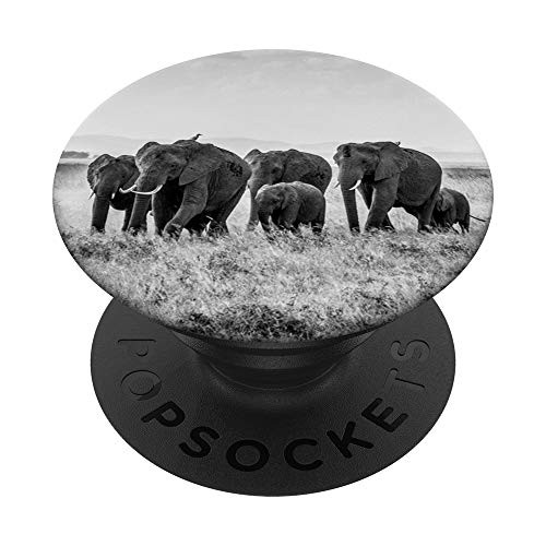 Elephants PopSockets PopGrip- Swappable Grip for Phones  and  Tablets