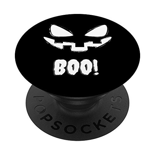 Halloween Boo Evil Pumpkin Jack O Lantern Trick Or Treat PopSockets Grip and Stand for Phones and Tablets