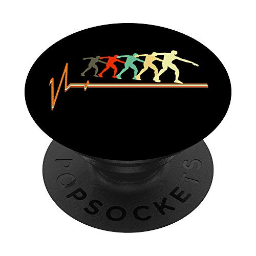 Retro Vintage Diving Heartbeat Love-r Gift PopSockets PopGrip- Swappable Grip for Phones  and  Tablets