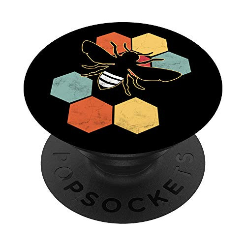 Cool Colorful Honeycomb Vintage Black Honeybee Bee Honey PopSockets PopGrip- Swappable Grip for Phones and Tablets Cool Colorful Honeycomb Vintage Black Honeybee Bee Honey PopSockets PopGrip- Swappable Grip for Phones and Tablets