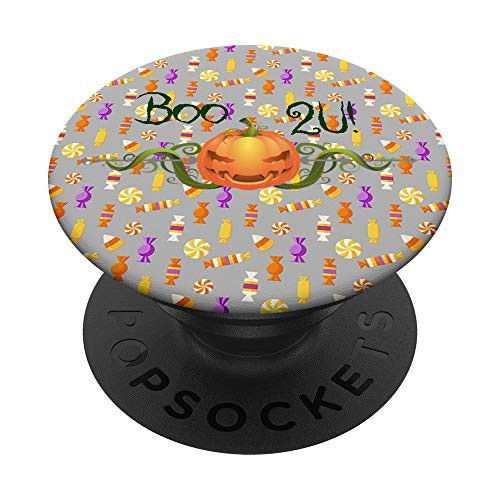 Boo 2U Halloween Jack-O-Lantern PopSockets Grip and Stand for Phones and Tablets
