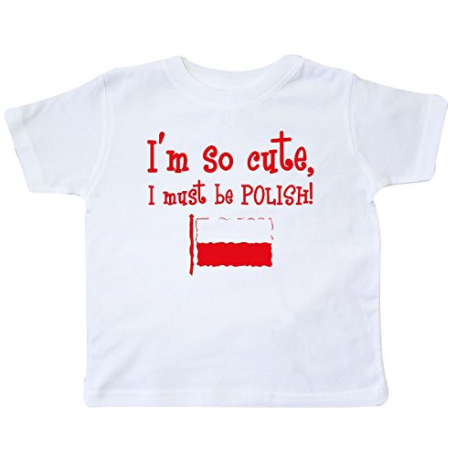 inktastic So Cute Polish Toddler T-Shirt 7 White 20d38