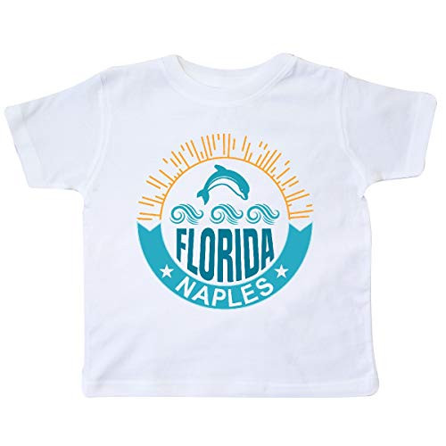 inktastic Naples Florida Beach Vacation Toddler T-Shirt 4T White 36909