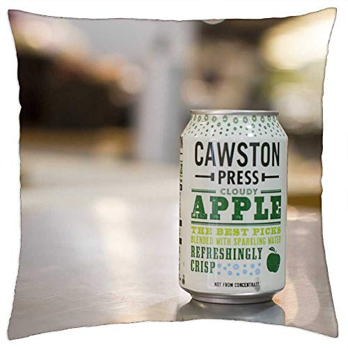 LESGAULEST Throw Pillow Cover -18x18 inch- - Apple Can Drink Food Healthy Juice Fresh LESGAULEST Throw Pillow Cover -18x18 inch- - Apple Can Drink Food Healthy Juice Fresh