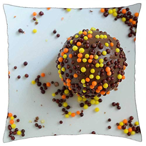 LESGAULEST Throw Pillow Cover -18x18 inch- - Food Products Sweets Easter Candy Candy Avk LESGAULEST Throw Pillow Cover -18x18 inch- - Food Products Sweets Easter Candy Candy Avk