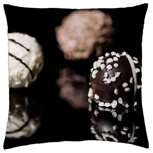 LESGAULEST Throw Pillow Cover -18x18 inch- - Praline Chocolates Chocolate Chocolatier Confiserie LESGAULEST Throw Pillow Cover -18x18 inch- - Praline Chocolates Chocolate Chocolatier Confiserie