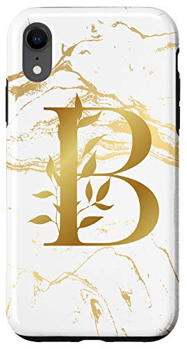 iPhone XR Women Personalized Girly Alphabet Capital B Initial Letter Case