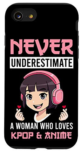 iPhone SE -2020- - 7 - 8 A Woman who loves Kpop Anime Merch K-pop Merchandise Gift Case