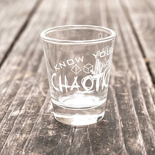 2oz Chaotic Evil - Know Your Role - Shot Glass R1 2oz Chaotic Evil - Know Your Role - Shot Glass R1