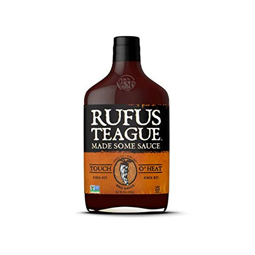 Rufus Teague - Touch O' Heat BBQ Sauce - Premium Barbecue Sauce - 15.25 oz. Bottle Rufus Teague - Touch O' Heat BBQ Sauce - Premium Barbecue Sauce - 15.25 oz. Bottle