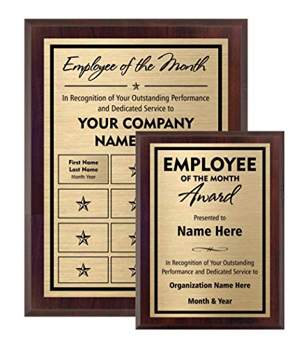 Employee of The Month Award Plaque -2x1-