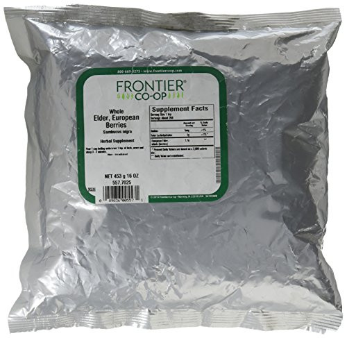 Elderberries Whole, European Elder Berries, 1 Pound Bulk, Frontier Elderberries Whole, European Elder Berries, 1 Pound Bulk, Frontier
