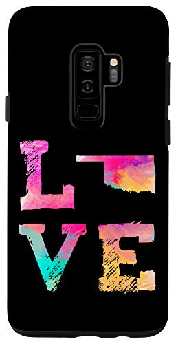 Galaxy S9 plus Colorful North Dakota Home State Love-r for Dad and Mom Case