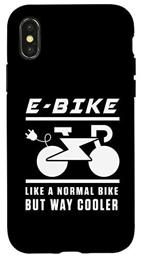 iPhone X-XS E-Bike Electric Bicycle Cooler E-Bike Bike Cyclist Gift Case