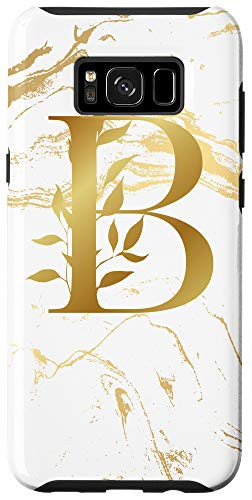 Galaxy S8 plus Women Personalized Girly Alphabet Capital B Initial Letter Case