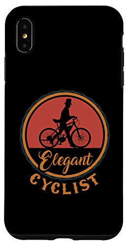 iPhone XS Max Elegant Cyclist E-Bike Bicycle Cycling Bike Cyclist Gift Case