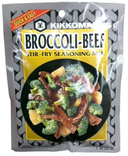 Kikkoman BROCCOLI-BEEF STIR-FRY Seasoning Mix -6 Pack- by Kikkoman