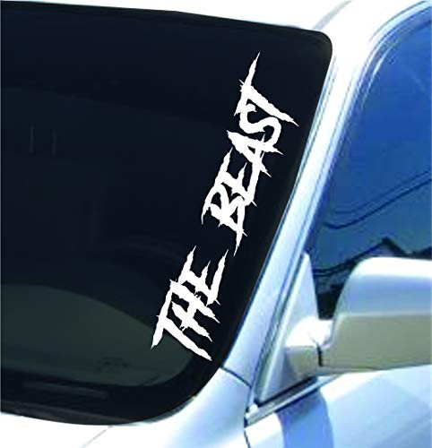 Dabbledown The Beast Version DD102 Lowrider Car Truck Window Windshield Lettering Decal Sticker Decals Stickers Drift Dub Lowered JDM Fresh Detailed Stance Fitment 4x4