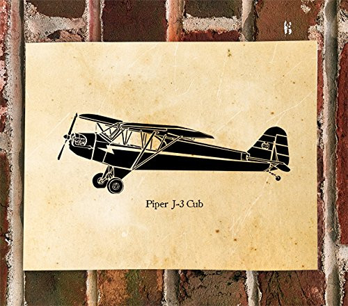 KillerBeeMoto- Limited Print Piper J-3 Cub Airplane Print 1 of 100 KillerBeeMoto- Limited Print Piper J-3 Cub Airplane Print 1 of 100