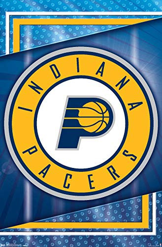 Trends International NBA Indiana Pacers - Logo 17 Wall Poster 14.725" x 22.375" Premium Unframed Version