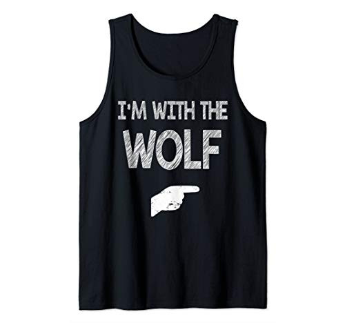 I'm with the Wolf Halloween Costumes Tank Top