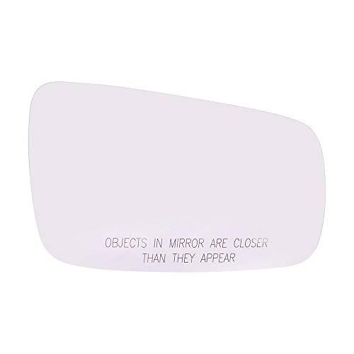 Brock Replacement Passenger Side Clear Mirror Glass and Base without Heat and Split Glass Compatible with 1999-2007 Golf 1999-2005 A4 1998-2004 Passat 1999-2002 Cabrio 1996-2001 A4