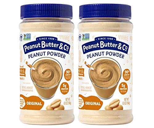 Peanut Butter  and  Co. Original Peanut Powder Non-GMO Project Verified Gluten Free Vegan 6.5 oz Jars -Pack of 2- Peanut Butter  and  Co. Original Peanut Powder Non-GMO Project Verified Gluten Free Vegan 6.5 oz Jars -Pack of 2-